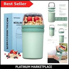 Durable 600ml Cereal Cup &