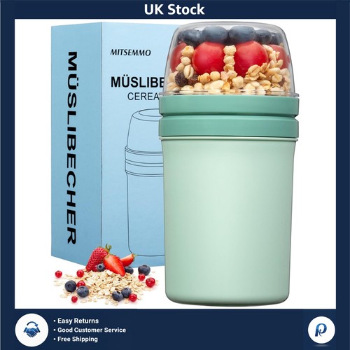 Portable cereal cup - on, the
